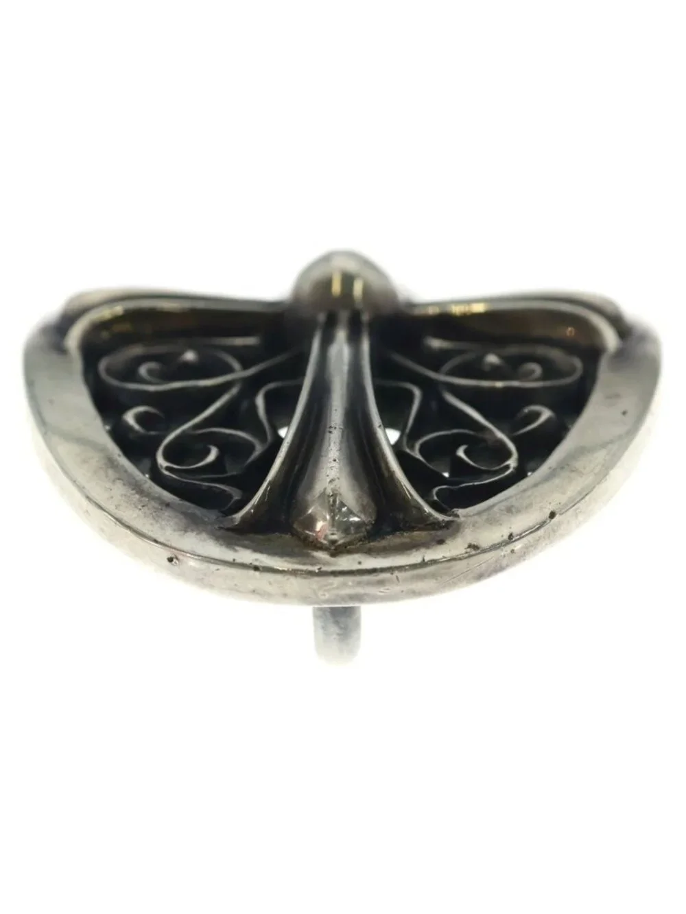 Chrome Hearts Oval Cross 1.5 Classic Buckle Silver Belt